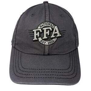 National FFA Est. 1928 Baseball Cap Gray One Size Adjustable Embroidered